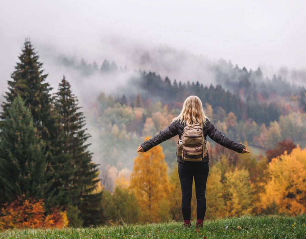 Wohlbefinden im Herbst